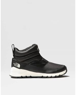 The North Face Botas De Invierno Negras Y Blancas Impermeables Con Cremallera Thermoball Progressive Ii De -Negro