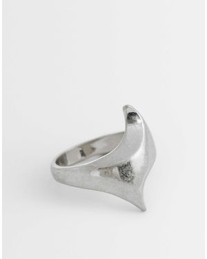 Weekday – farbener ring im abstrakten design - Weiß