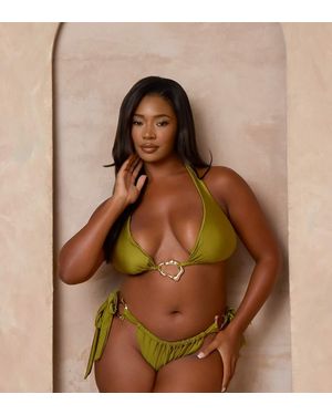 Moda Minx Curve X Alessa Tyrrell-Charles - Marrone