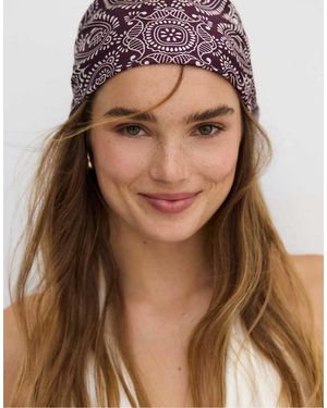 Stradivarius Sjaal Met Klein Paisley Motief - Bruin