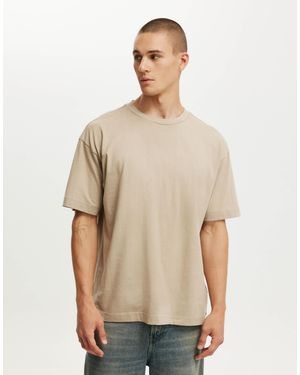 Cotton On T-shirt coupe carrée - beige - Neutre