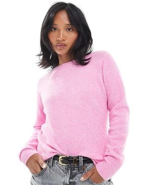 Vero Moda Round Neck Knit Jumper - Pink