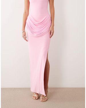Wanderdoll – gracie – geformter maxirock - Pink