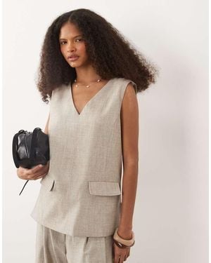 ASOS Tailored Shell Top - Brown