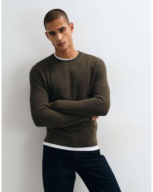 Mango Knitted Jumper - Grey