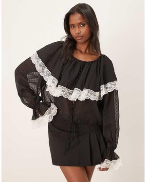 For Love & Lemons June - Zwart
