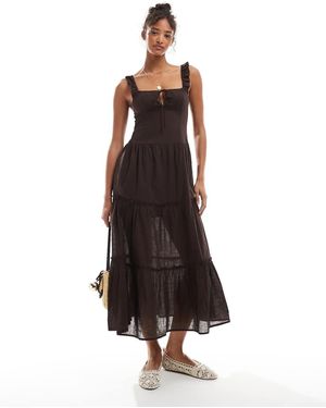 Cotton On Cotton On Skye Corset Detail Maxi Dress - White