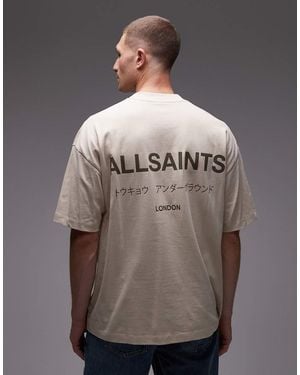 AllSaints Underground T-shirt - Grey