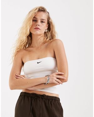 Nike Tube Bandeau Top - White