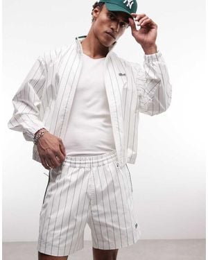 BLKVIS Striped Track Short Co-ord - White