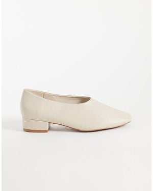 Glamorous Slipper-schuhe mit absatz - Natur