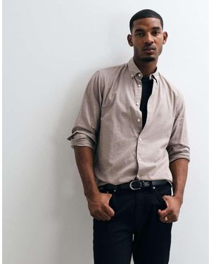 SELECTED Long Sleeve Shirt - Grey