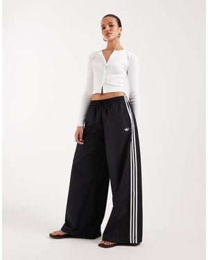 adidas Originals Firebird Wide Leg Track Trousers - White