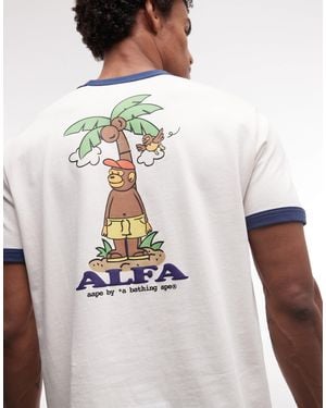 Aape By A Bathing Ape Aape by a bathing ape alfa t-shirt - Weiß