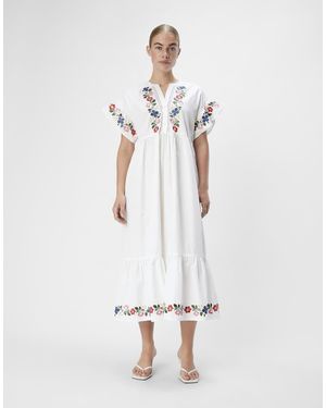 Object Vestido Largo De -Neutro - Blanco