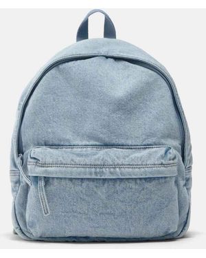 Pull&Bear Denim Rugzak - Blauw