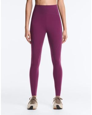 Oysho Basic Compressive Ankle-length leggings - Purple