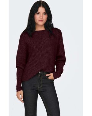 ONLY Jersey De Punto De -Rojo