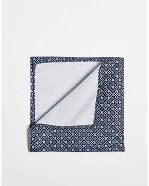 Jack & Jones Print Pocket Square Hankychief - Blue