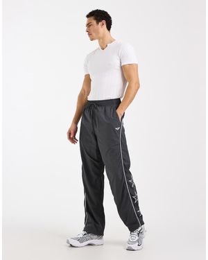 Hollister Contrast Piping baggy Track Bottoms - White