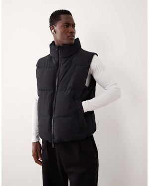 Abercrombie & Fitch Ypb High Neck Gilet - Blue