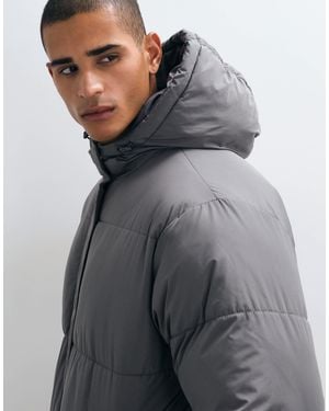 ASOS – wattierte jacke - Grau
