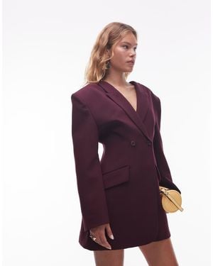 ASOS Tailored Sculpted Blazer Dress - Purple
