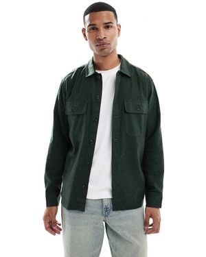 Jack & Jones Brushed Overshirt - Green