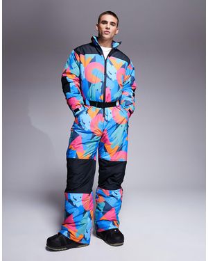 ASOS 4505 Ski & Snow 4505 Ski Water Repellent Insulated Ski Suit - Blue