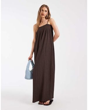 ONLY Sleeveless Maxi Dress - Brown
