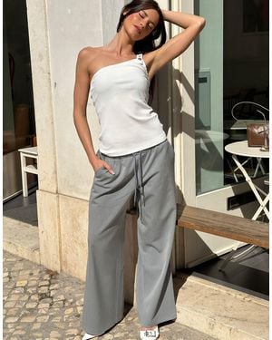 Labelrail X Barbara Ines Low Rise Tailored Trousers - Grey
