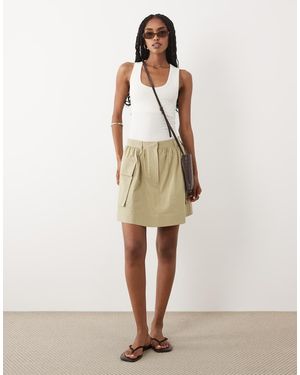 ARKET Minifalda Utilitaria-Neutro