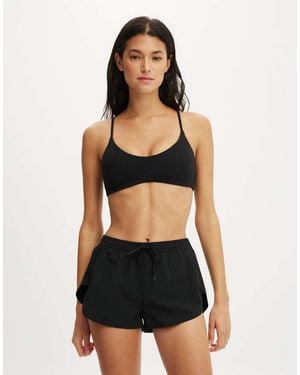 Cotton On Ultra Soft Scoop V Crop - Black