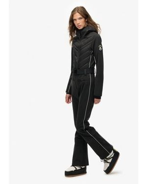 Superdry Luxe Ski Suit - Black
