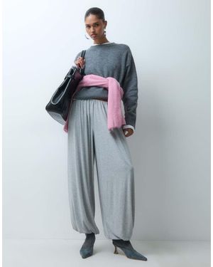 ASOS Soepelvallende Oversized Jersey Ballonbroek - Blauw