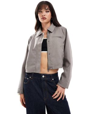 ASOS Elegant Jack Met Kraagje - Grijs