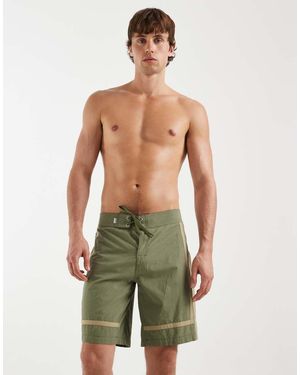 Rhythm Boxer Aderenti Kaki Con Pannelli - Verde