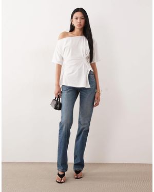 ASOS Asos Design Circular Design Collection Tall 90s Straight Jeans - White