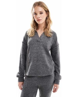 Vero Moda Polo Morbidissima Scuro Mélange - Grigio