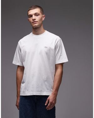 Lacoste Boxy Fit T-shirt - Gray