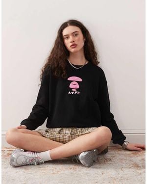 Aape By A Bathing Ape Aape By A Bathing Ape Logo Sweatshirt - Brown