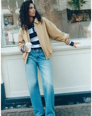 Pull&Bear Jacke aus 100 % baumwolle - Blau