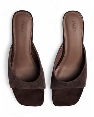 NA-KD – mules aus wildleder - Braun