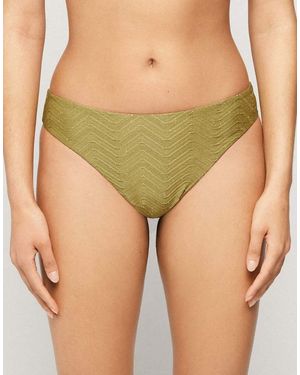 Tezenis Sparkling Brazillian Bikini Bottoms - Green