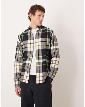 GANT Regular Fit Flannel Checked Shirt - Green