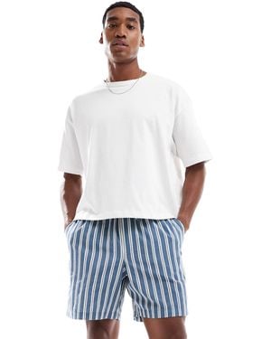 New Look – leinen-shorts - Weiß