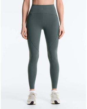 Oysho Basic Compressive Ankle-Length Leggings - Blue
