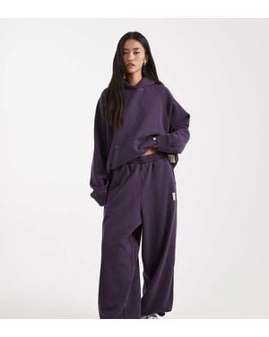 Collusion Circular Design Collection Heavyweight Oversized joggers - Purple