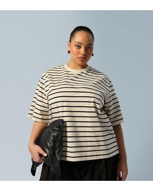 ARRANGE Curve Oversized Premium Heavy Weight T-shirt - Multicolour