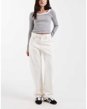 Levi's Easy Dad Jean - White